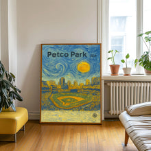 Petco Park Poster, Padres Poster, Minimalist, Helvetica, Mid-Century Modern, Baseball Art, Baseball Stadium Poster, San Diego Retro Poster