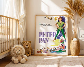 Peter Pan, 1950s Movie Poster, (Digital Download), Printable 1203070690