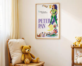 Peter Pan, 1950s Movie Poster, (Digital Download), Printable 1203070690