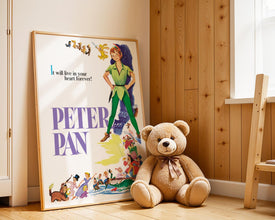 Peter Pan, 1950s Movie Poster, (Digital Download), Printable 1203070690