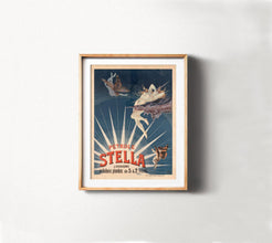 Petrole Stella Vintage Advertising Poster, 1897 Retro Artwork (Digital Download) 747307795