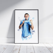 Phil Foden - 20242025 - Home Kit - Poster - Print 1802584732