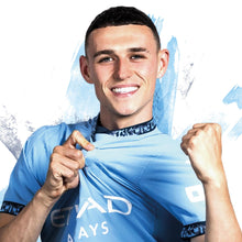 Phil Foden - 20242025 - Home Kit - Poster - Print 1802584732