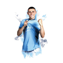 Phil Foden - 20242025 - Home Kit - Poster - Print 1802584732