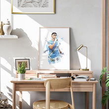 Phil Foden - 20252026 - Home Kit - Poster - Print 4401622909