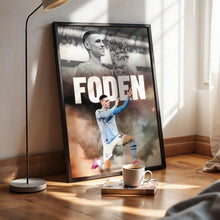 Phil Foden Football Poster Manchester City Football Art Print 4397973543