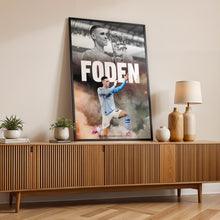 Phil Foden Football Poster Manchester City Football Art Print 4397973543