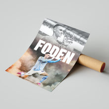 Phil Foden Football Poster Manchester City Football Art Print 4397973543