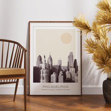 Philadelphia Poster Print, Philadelphia Travel Poster, Philadelphia Minimalistic Wall Art, Philadelphia, Pennsylvania, United States 1868247854