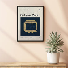 Philadelphia Union Poster, Subaru Park Stadium Print, Mid Century Modern Soccer Poster,-GFX0BJ