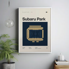 Philadelphia Union Poster, Subaru Park Stadium Print, Mid Century Modern Soccer Poster,-GFX0BJ