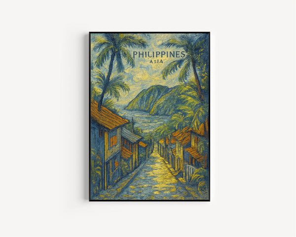 Philippines Asia Poster, Philippines Asia Travel City Wall Art, Philippines Travel Print, Wedding Gifts, Birthday Gifts1
