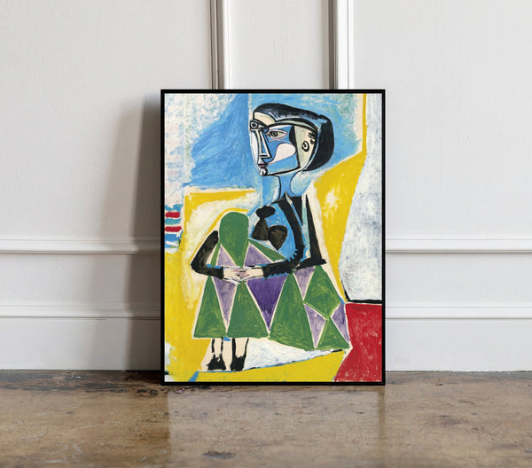 Picasso - Female Print, Pablo Picasso Exhibition poster, Picasso Exhibition Print, Minimalist Print, Gift Idea, Contemporary Print 1375714423