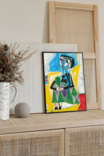 Picasso - Female Print, Pablo Picasso Exhibition poster, Picasso Exhibition Print, Minimalist Print, Gift Idea, Contemporary Print 1375714423