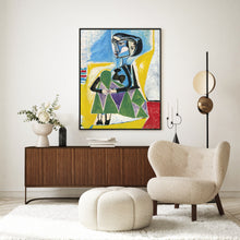 Picasso - Female Print, Pablo Picasso Exhibition poster, Picasso Exhibition Print, Minimalist Print, Gift Idea, Contemporary Print 1375714423