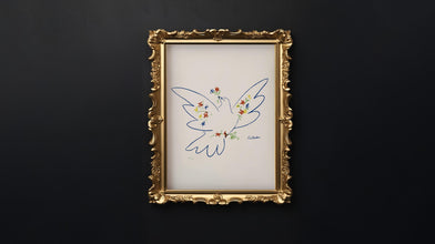 Picasso - Peace and Freedom, Picasso Dove Exhibition poster, Picasso Exhibition Line Art Poster, Minimalist Line Drawing, Gift print 1879760660