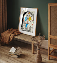 Picasso Exhibition poster, Picasso The Kiss Art Print, Gift Idea for friends, Picasso Exhibition Wall Art Decor,  Famous Artist Print 1719977819