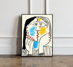Picasso Exhibition poster, Picasso The Kiss Art Print, Gift Idea for friends, Picasso Exhibition Wall Art Decor,  Famous Artist Print 1719977819