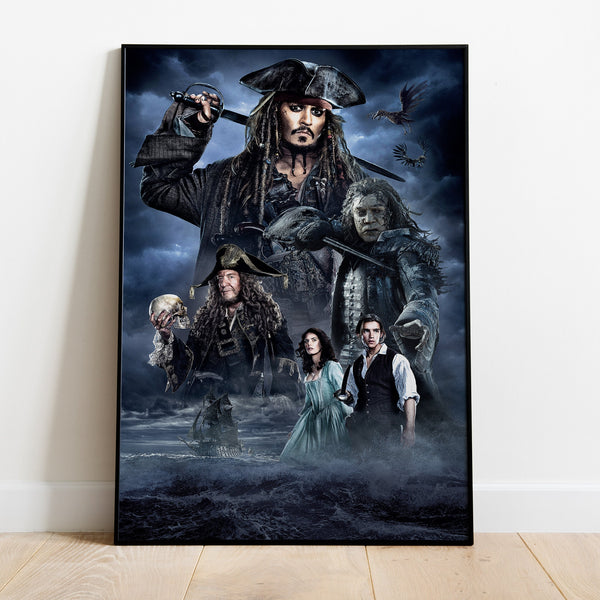 Pirates of the Caribbean Poster, Movie Print, Wall Art, Gift for Film Fans 1739368832 - Copy (4)