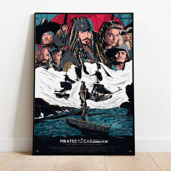 Pirates of the Caribbean Poster, Movie Print, Wall Art, Gift for Film Fans 1739368832 - Copy