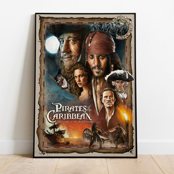 Pirates of the Caribbean Poster, Movie Print, Wall Art, Gift for Film Fans 1739368832 - Copy (3)