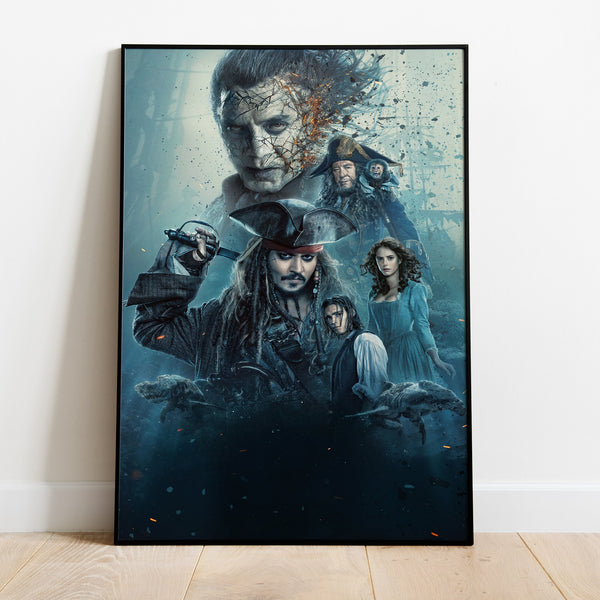 Pirates of the Caribbean Poster, Movie Print, Wall Art, Gift for Film Fans 1739368832 - Copy (5)