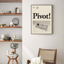 Pivot Friends Inspired Poster  Mid-Century Modern Poster  Minimalist Poster  Retro Art Print  Wall Art 1447944281