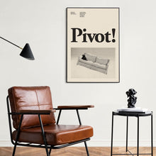 Pivot Friends Inspired Poster  Mid-Century Modern Poster  Minimalist Poster  Retro Art Print  Wall Art 1447944281