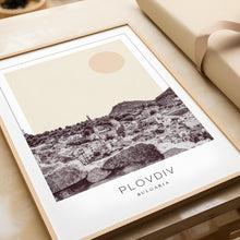 Plovdiv Poster Print, Plovdiv Travel Poster, Plovdiv Minimalistic Wall Art, Plovdiv, Bulgaria 1868249674