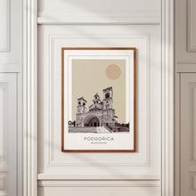 Podgorica Poster Print, Podgorica Travel Poster, Podgorica Minimalistic Wall Art, Podgorica, Montenegro 1882438491