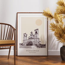 Podgorica Poster Print, Podgorica Travel Poster, Podgorica Minimalistic Wall Art, Podgorica, Montenegro 1882438491