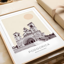 Podgorica Poster Print, Podgorica Travel Poster, Podgorica Minimalistic Wall Art, Podgorica, Montenegro 1882438491
