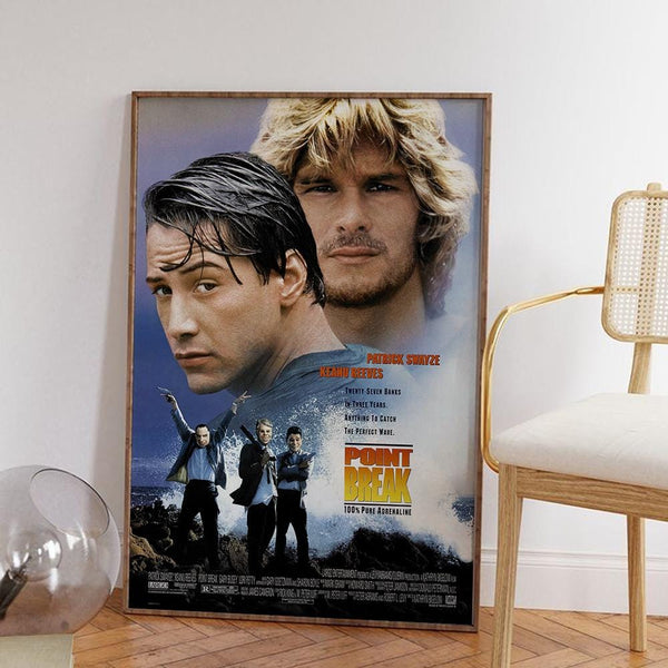 Point Break Movie Poster 90s Action Film Canvas Art Print 4332526556 - Copy