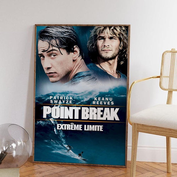 Point Break Movie Poster 90s Action Film Canvas Art Print 4332526556 - Copy (2)