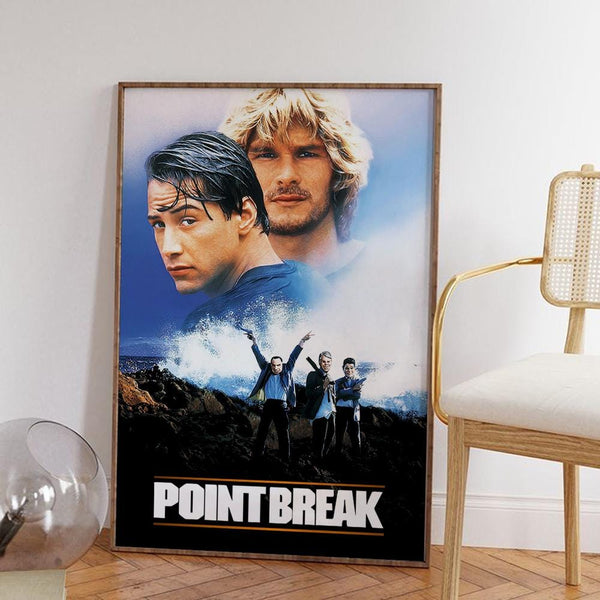 Point Break Movie Poster 90s Action Film Canvas Art Print 4332526556 - Copy (4)