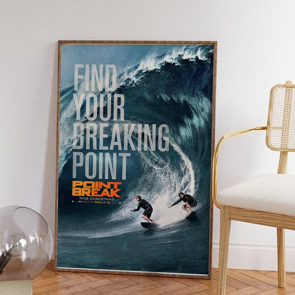 Point Break Movie Poster 90s Action Film Canvas Art Print 4332526556 - Copy (6)