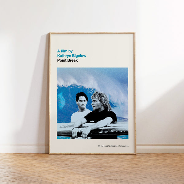 Point Break print - Movie poster, retro, mid century modern, vintage art print, minimalist 1082648527