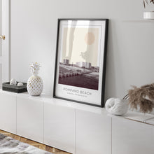 Pompano Beach Poster Print, Pompano Beach Travel Poster, Pompano Beach Minimalistic Wall Art, Pompano Beach, Florida, United States 1868246758
