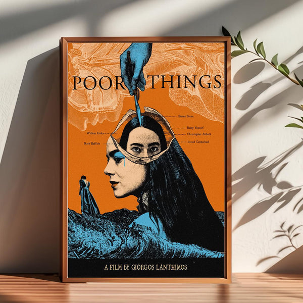 Poor Things Movie Poster Handmade Canvas Wall Art Decor 1791321137