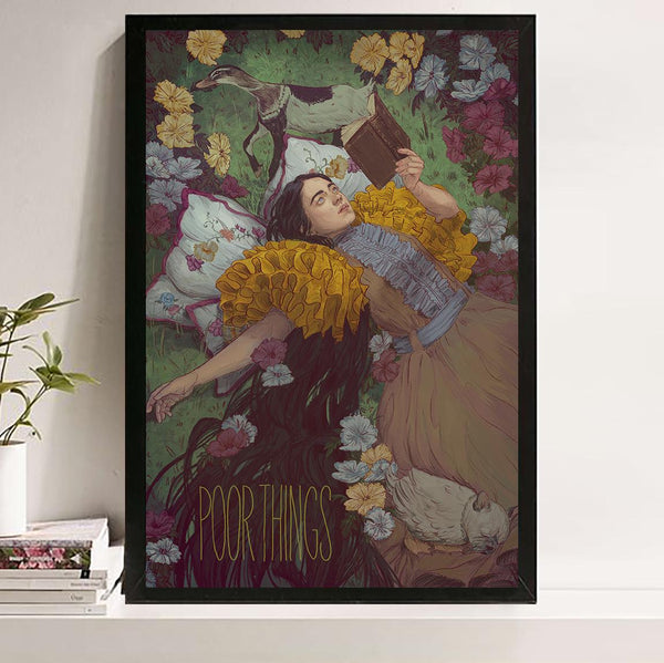 Poor Things Movie Poster Handmade Canvas Wall Art Decor 1791321137 - Copy (3)