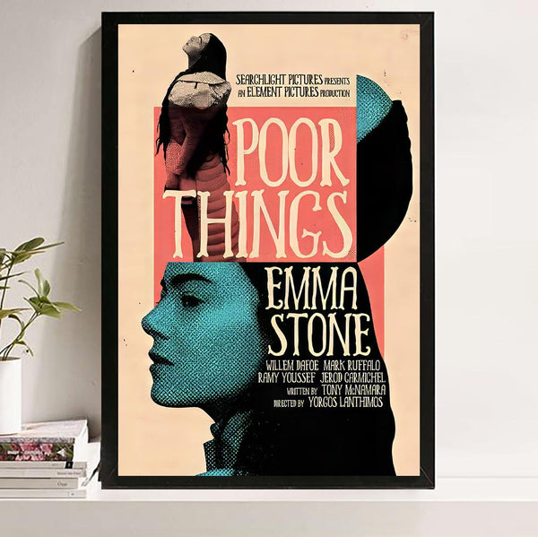 Poor Things Movie Poster Handmade Canvas Wall Art Decor 1791321137 - Copy (4)