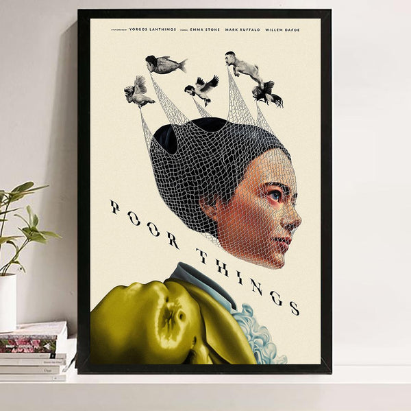 Poor Things Movie Poster Handmade Canvas Wall Art Decor 1791321137 - Copy (5)