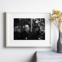 Pope Francis on Public Transport 1998 Poster, Black and White Wall Art, Catholic Wall Art, Photography Prints, Museum Quality Photo Print 1906646159