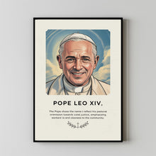 Pope Leo XIV Portrait Art, Birthday Gifts, Wall Art, Family Gifts, Catholic Art, Catholic Wall Art