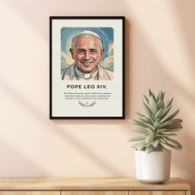 Pope Leo XIV Portrait Art, Birthday Gifts, Wall Art, Family Gifts, Catholic Art, Catholic Wall Art
