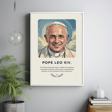 Pope Leo XIV Portrait Art, Birthday Gifts, Wall Art, Family Gifts, Catholic Art, Catholic Wall Art