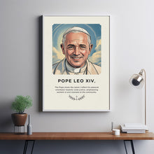 Pope Leo XIV Portrait Art, Birthday Gifts, Wall Art, Family Gifts, Catholic Art, Catholic Wall Art