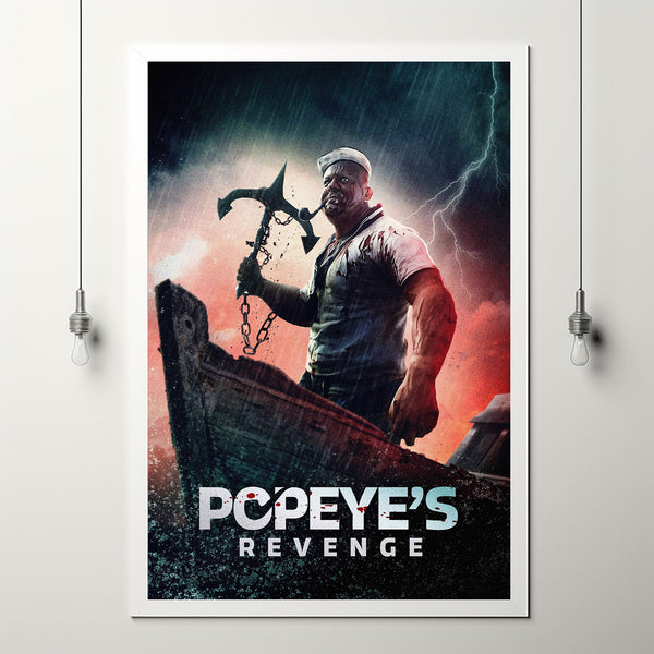 Popeye's Revenge 2025 Poster Art Print Movie Posters TV Posters Gift for Movie lovers