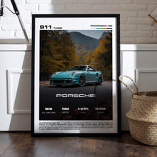 Porsche 911 Turbo 997 Poster – Modern Sports Car Art 4389096021