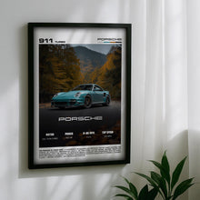 Porsche 911 Turbo 997 Poster – Modern Sports Car Art 4389096021